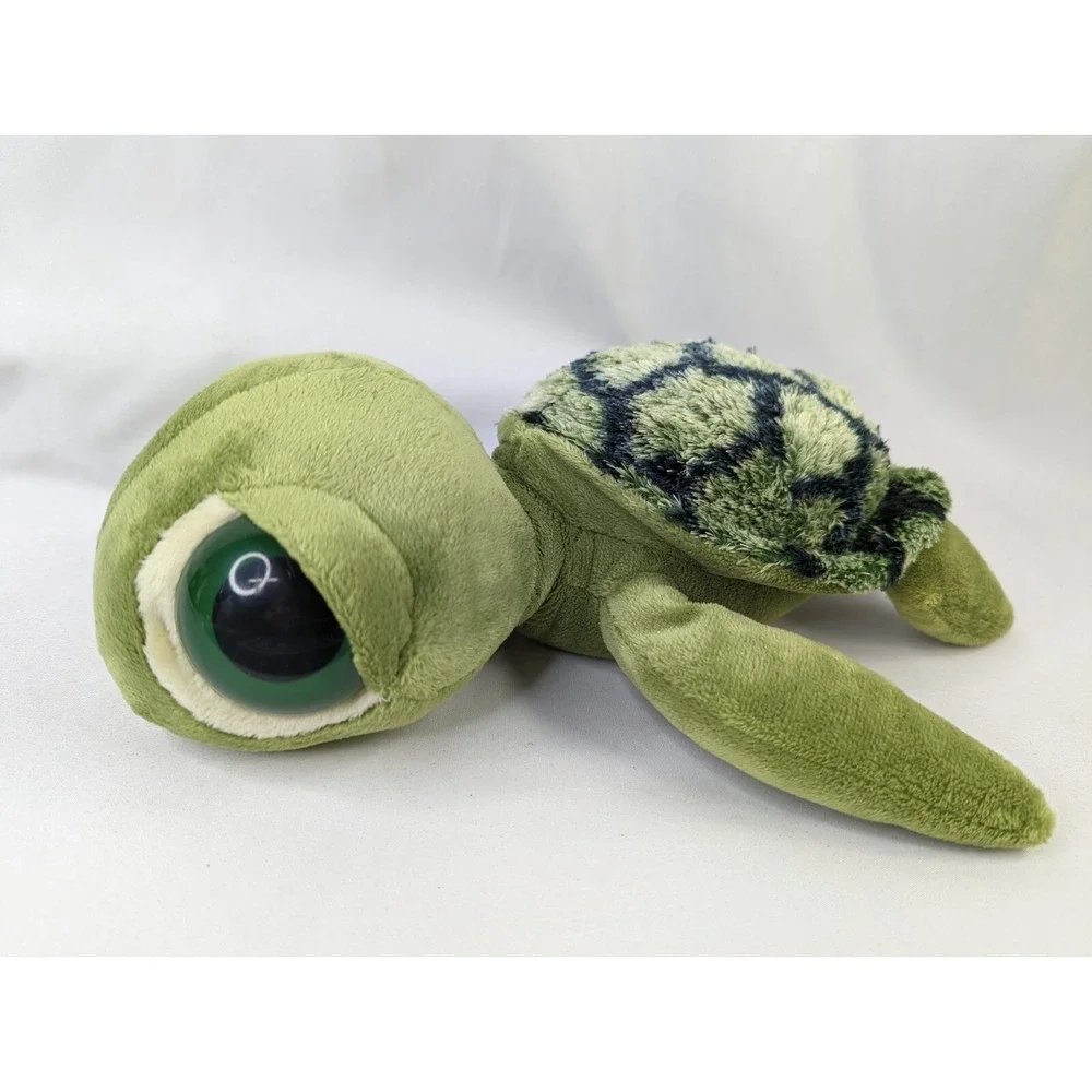 Aurora Green Turtle Dinosaur Plush Lot Big Sleepy‎ Eyes Stuffed Animal Toy